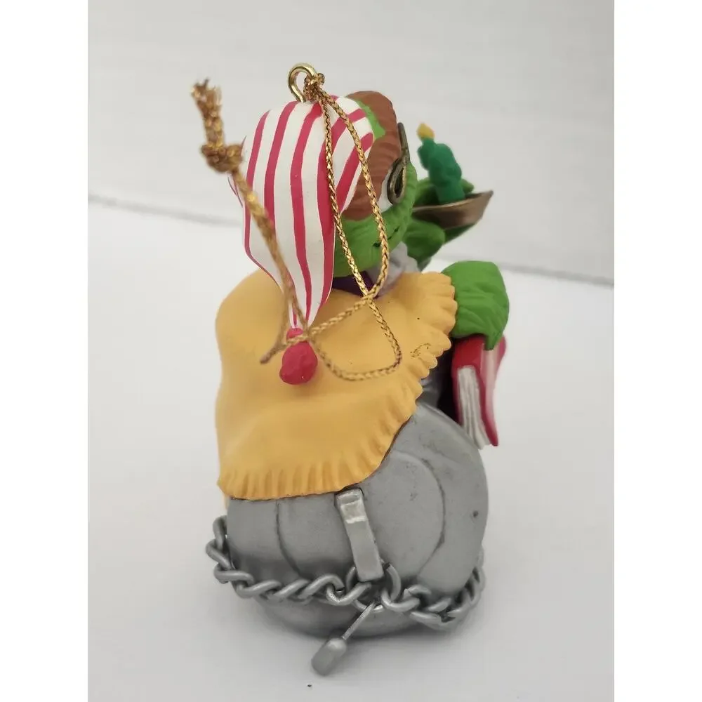 1993 Grolier Oscar Sesame Street Christmas Ornament Jim Henson Boxed